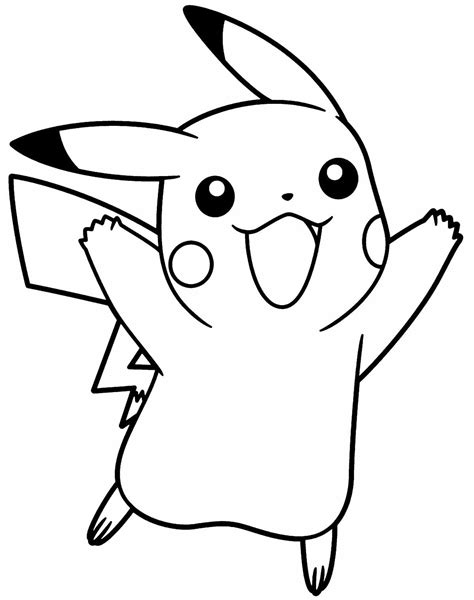 picachu colorir|51 Desenhos do Pikachu para colorir